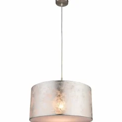 Lampe Turque-Luminaires Globo Lighting Suspension Globo Nickel mat, 1 lumière