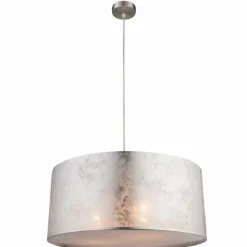 Luminaires Globo Lighting Suspension Globo Nickel mat, 3 lumières* Suspensions