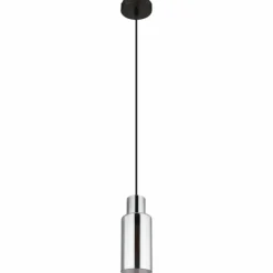 Suspension Verre Fumé-Luminaires Globo Lighting Suspension Globo Noir, 1 lumière