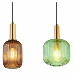 Lampe Turque-Luminaires Globo Lighting Suspension Globo NORMY Laiton, 4 lumières