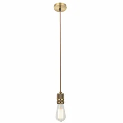 Lampes Vintages & Rétros-Luminaires Globo Lighting Suspension Globo OLIVER Cuivre, 1 lumière