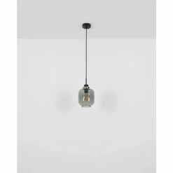 Suspension Verre Fumé-Luminaires Globo Lighting Suspension Globo OTHMAR Bronze, Noir, 1 lumière