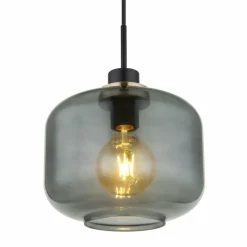 Suspension Verre Fumé-Luminaires Globo Lighting Suspension Globo OTHMAR Bronze, Noir, 1 lumière