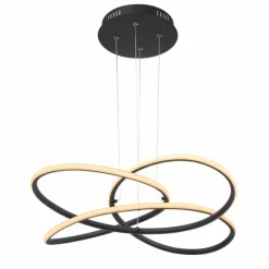 Luminaires Globo Lighting Suspension Globo PANDA LED Noir, 1 lumière* Suspensions