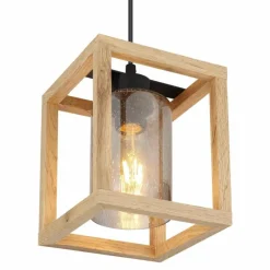 Luminaires Scandinaves-Luminaires Globo Lighting Suspension Globo PETTEY Noir, 1 lumière