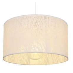 Lampes Vintages & Rétros-Luminaires Globo Lighting Suspension Globo PINNI Blanc, 1 lumière