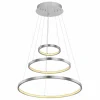 Luminaires Globo Lighting Suspension Globo RALPH LED Nickel mat, 1 lumière* Suspensions
