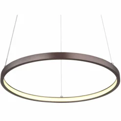 Luminaires Globo Lighting Suspension Globo RALPH LED Moka, 1 lumière* Éclairage Led