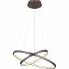 Luminaires Globo Lighting Suspension Globo RALPH LED Moka, 1 lumière* Éclairage Led