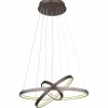 Luminaires Globo Lighting Suspension Globo RALPH LED Moka, 1 lumière* Éclairage Led