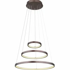 Luminaires Globo Lighting Suspension Globo RALPH LED Moka, 1 lumière* Éclairage Led