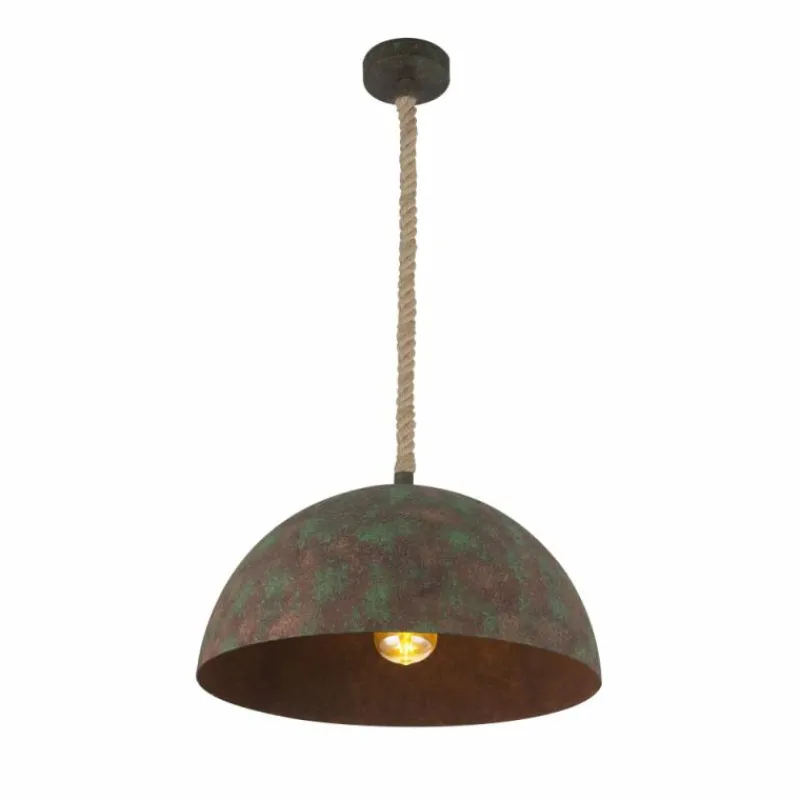 Lampes Vintages & Rétros-Luminaires Globo Lighting Suspension Globo REA Vert, 1 lumière