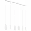 Luminaires Globo Lighting Suspension Globo ROBBY Blanc, 6 lumières* Suspensions