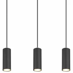 Luminaires Globo Lighting Suspension Globo ROBBY Noir, 6 lumières* Suspensions