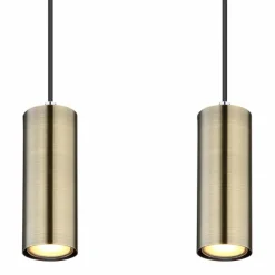 Luminaires Globo Lighting Suspension Globo ROBBY Noir, 6 lumières* Suspensions