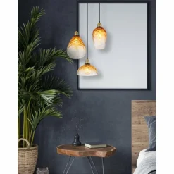 Luminaires Globo Lighting Suspension Globo SALVY Noir, 3 lumières