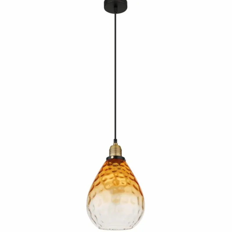 Luminaires Globo Lighting Suspension Globo SALVY Noir, 1 lumière