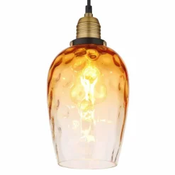 Luminaires Globo Lighting Suspension Globo SALVY Noir, 1 lumière