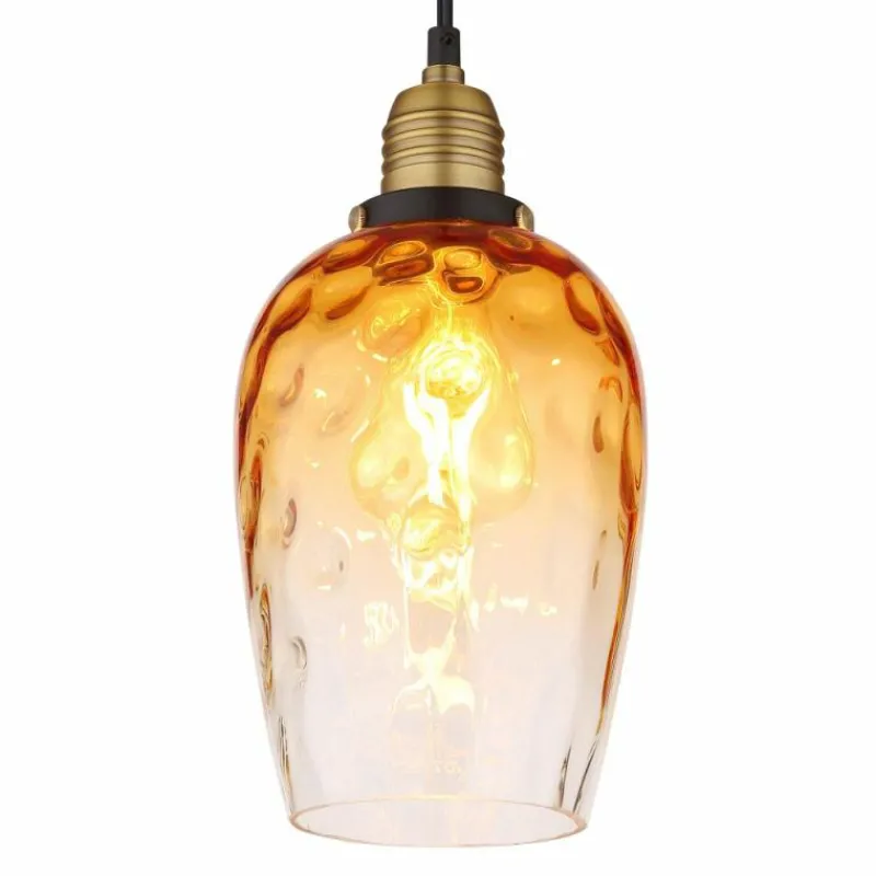 Luminaires Globo Lighting Suspension Globo SALVY Noir, 1 lumière