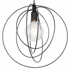 Luminaires Globo Lighting Suspension Globo SARINI Noir, 1 lumière* Suspensions