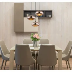 Luminaires Globo Lighting Suspension Globo SELLY Noir, 3 lumières