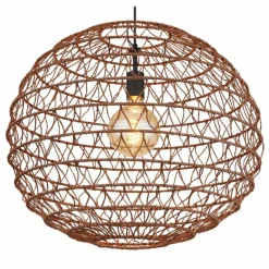 Lampes À Boules-Luminaires Globo Lighting Suspension Globo SENNI Noir, 1 lumière