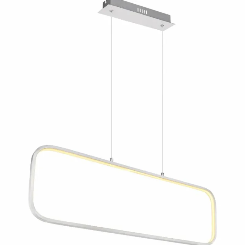 Luminaires Globo Lighting Suspension Globo SILLA LED Nickel mat, 1 lumière* Éclairage Led