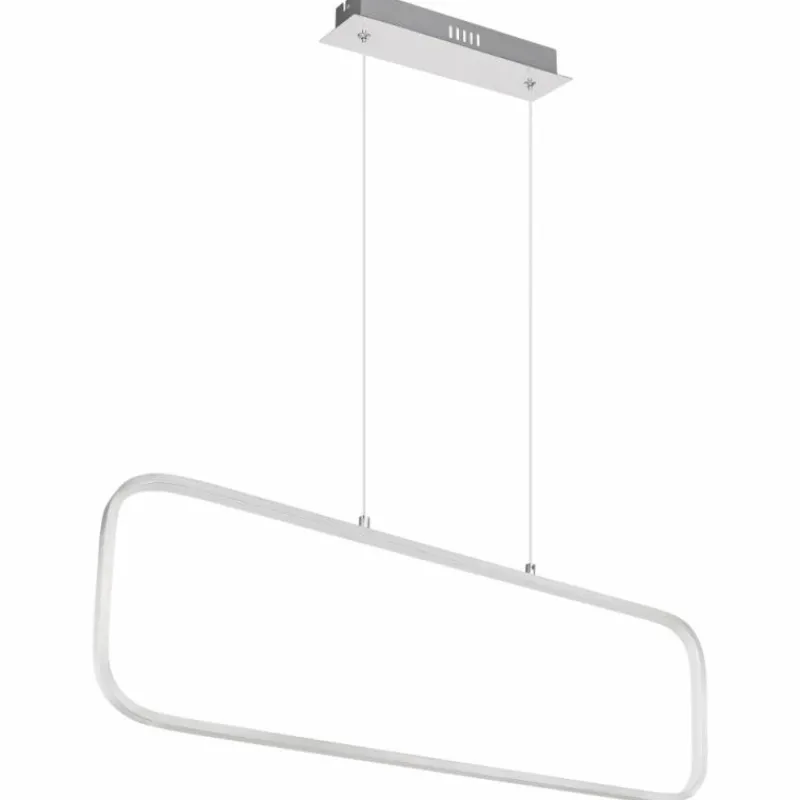 Luminaires Globo Lighting Suspension Globo SILLA LED Nickel mat, 1 lumière* Éclairage Led