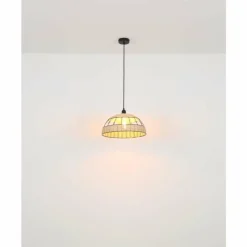 Style Boho-Chic-Luminaires Globo Lighting Suspension Globo STRAHLER Noir, 1 lumière