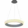 Luminaires Globo Lighting Suspension Globo TABANO LED Anthracite, 1 lumière, Télécommandes