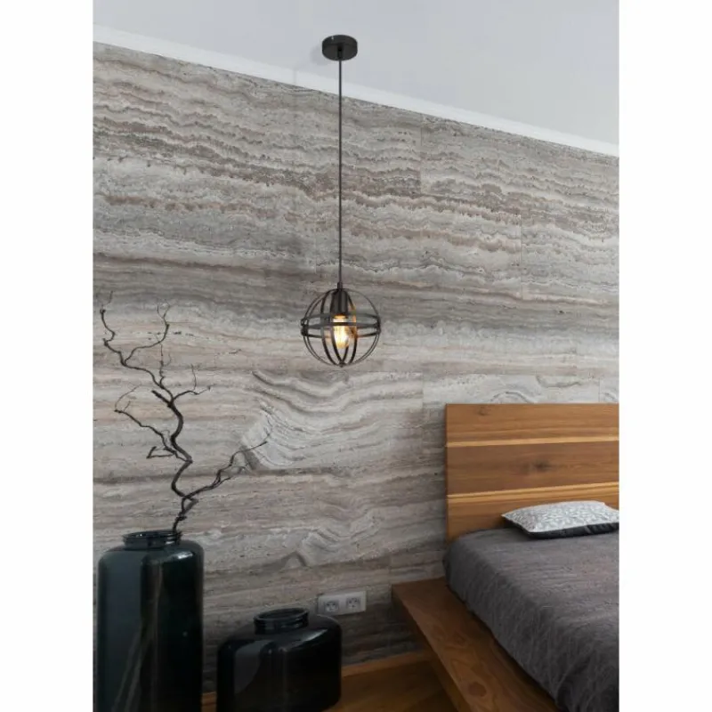 Luminaires Globo Lighting Suspension Globo TAMARA Noir, 1 lumière* Suspensions