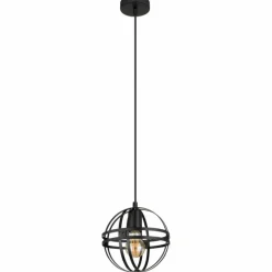 Luminaires Globo Lighting Suspension Globo TAMARA Noir, 1 lumière* Suspensions