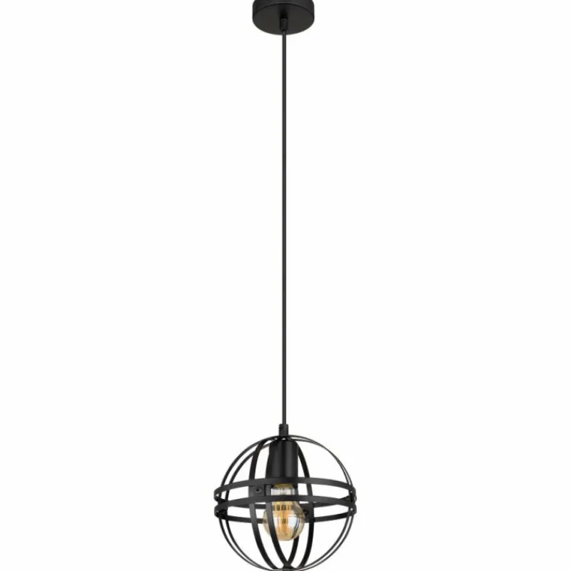 Luminaires Globo Lighting Suspension Globo TAMARA Noir, 1 lumière* Suspensions