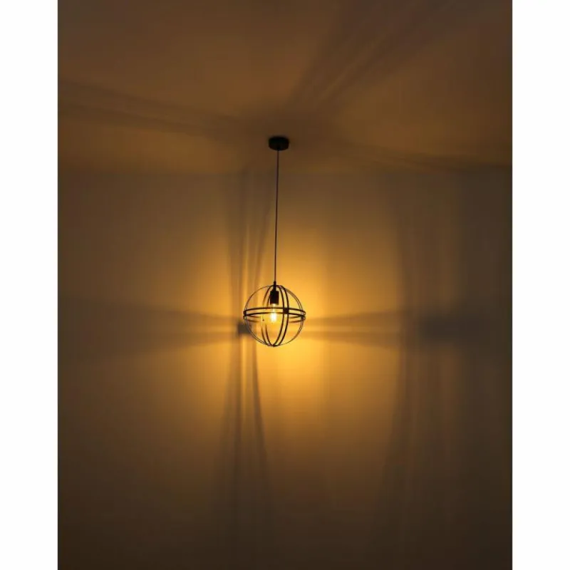 Luminaires Globo Lighting Suspension Globo TAMARA Noir, 1 lumière* Suspensions