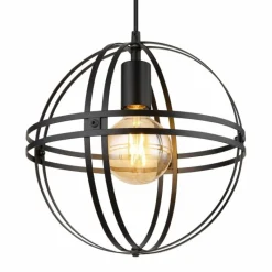 Luminaires Globo Lighting Suspension Globo TAMARA Noir, 1 lumière* Suspensions