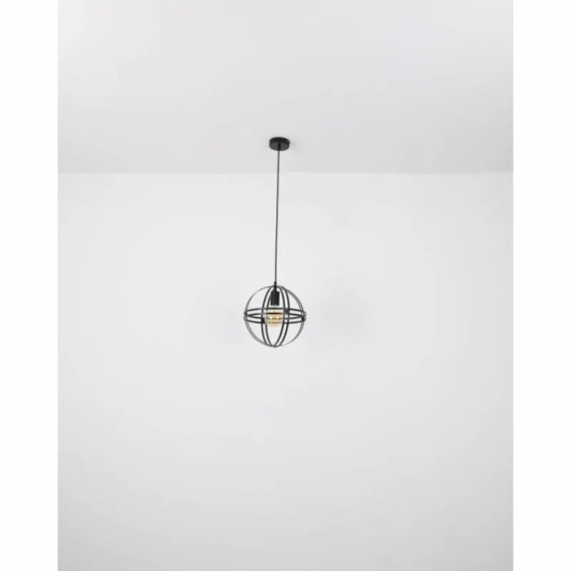 Luminaires Globo Lighting Suspension Globo TAMARA Noir, 1 lumière* Suspensions
