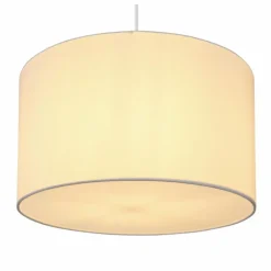 Lampes En Tissu-Luminaires Globo Lighting Suspension Globo THERESA Nickel mat, 1 lumière