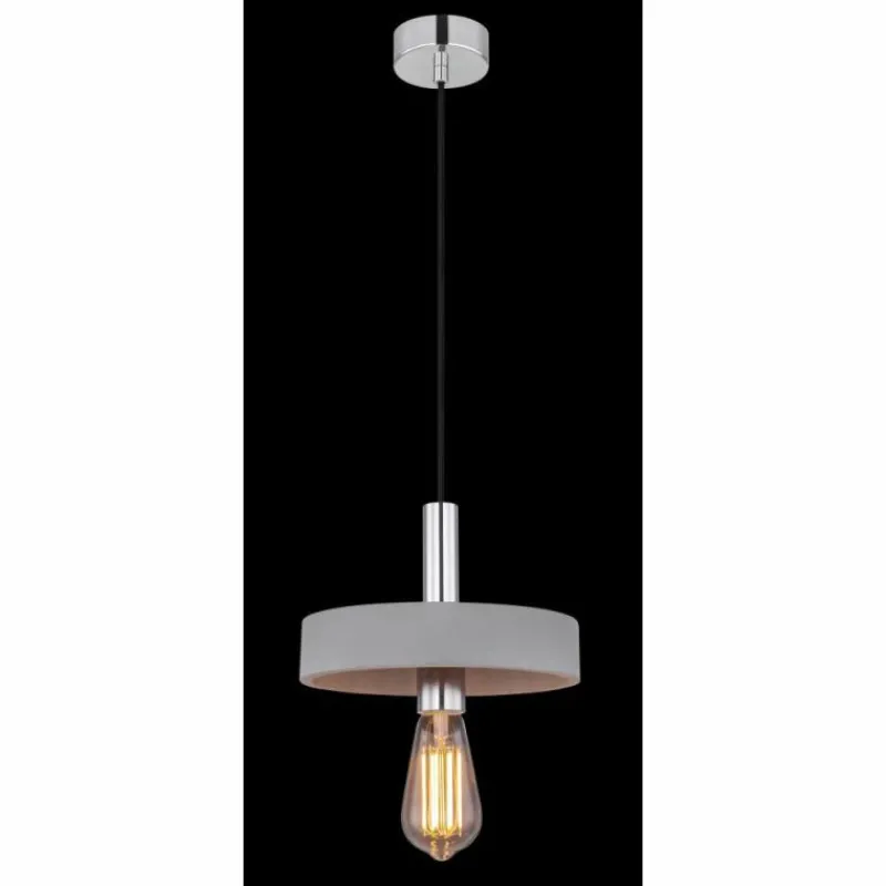 Luminaires Globo Lighting Suspension Globo TIMO Gris, 1 lumière* Suspensions