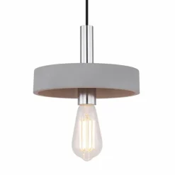 Luminaires Globo Lighting Suspension Globo TIMO Gris, 1 lumière* Suspensions