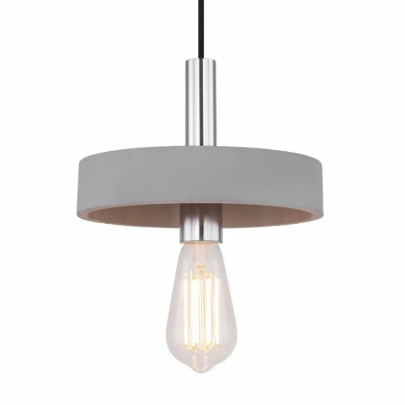 Luminaires Globo Lighting Suspension Globo TIMO Gris, 1 lumière* Suspensions