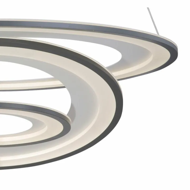 Luminaires Globo Lighting Suspension Globo TORRELLE LED Noir, 1 lumière, Télécommandes