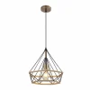 Lampes En Tissu-Luminaires Globo Lighting Suspension Globo ULLEU Noir, 1 lumière