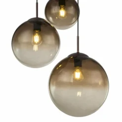 Luminaires Globo Lighting Suspension Globo VARUS Brun, 1 lumière