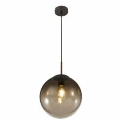 Luminaires Globo Lighting Suspension Globo VARUS Brun, 1 lumière