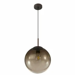 Luminaires Globo Lighting Suspension Globo VARUS Brun, 1 lumière