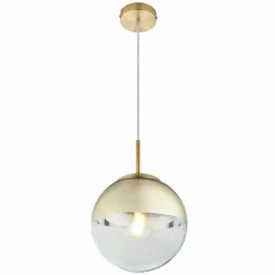Luminaires Globo Lighting Suspension Globo VARUS Or, 1 lumière