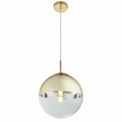 Luminaires Globo Lighting Suspension Globo VARUS Or, 1 lumière