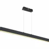 Luminaires Globo Lighting Suspension Globo VERENA LED Noir, 1 lumière* Suspensions