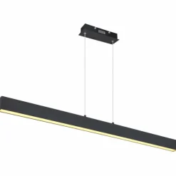 Luminaires Globo Lighting Suspension Globo VERENA LED Noir, 1 lumière* Suspensions