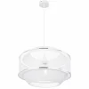 Lampes Vintages & Rétros-Luminaires Globo Lighting Suspension Globo VIGATTO Blanc, 1 lumière
